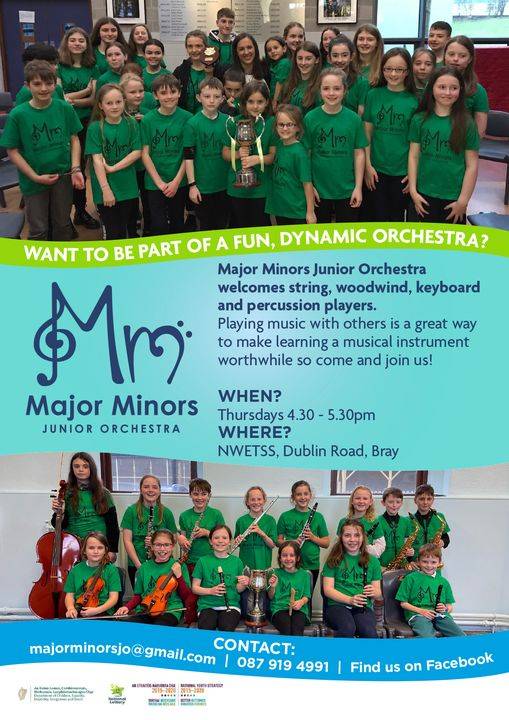 Major Minors junior orchestra Wicklow